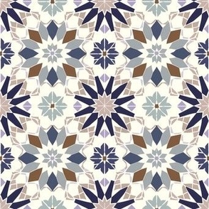 Moroccan tile in pastel 