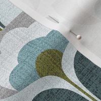 Welcoming blooms-teal-medium-mid century modern