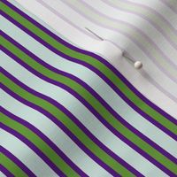 Outlined Stripes // small print // Seaweed Serenade & Plum Pearl Vertical Lines on Ocean Whisper