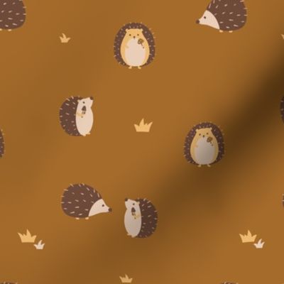 Hedgehog  village-Hedgehog-dark caramel