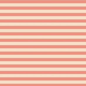 tiny stripes duotone · retro, coral, peach