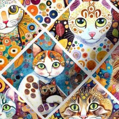 Bigger Funky Cat Patchwork