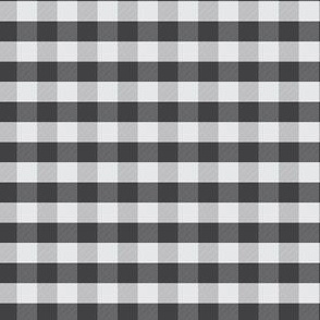 Black and Grey Coordinate Plaid 1.5 x 1.5