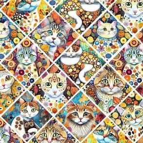 Smaller Funky Cat Patchwork