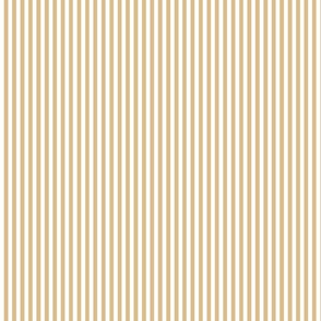 Fun Stripes- muted yellow and white- small scale 