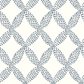 Dotted Trellis // Cream // 12