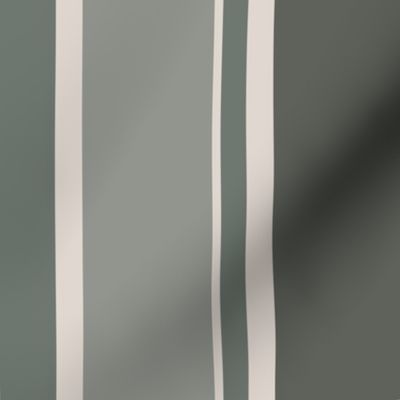 Sage Vertical Stripes-Large Scale
