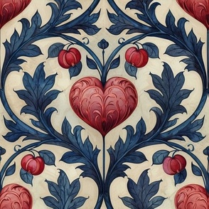 Art Nouveau Hearts
