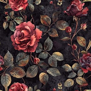 Gothic Painted Roses