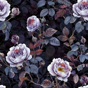 Gothic Purple Roses