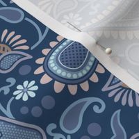 Godavari Floral Paisley Blue Nova Large 