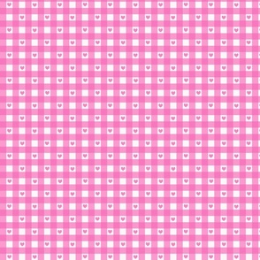 Heart Gingham_ Pink_ Custom