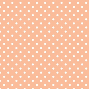 Peach With White Dots - Small (2024 COTY collection)