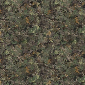 Autumn Camouflage Seamless Pattern