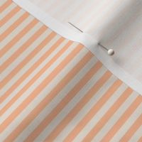 Paper bag stripes - Peach on Pristine