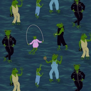Froggies in Jumpsuits and Jumpers