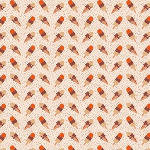 Frosty Delight - Orange & brown (SMALL)
