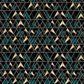 Art Deco Elegance Geometric Seamless Pattern