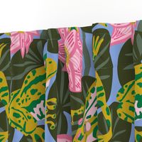 Frog  Party - Oversized Pattern