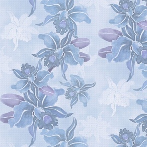 medium-Cascade of Orchids-pale blue-violet