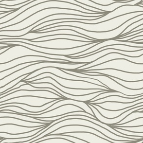 Tranquil neutral waves / large for bedding and wallpaper / relaxing wallpaper for meditation Benjamin Moore white dove and antique pewter