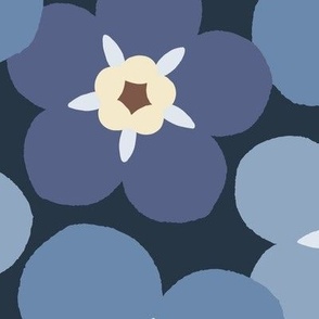 Forget Me Not Muted Blue