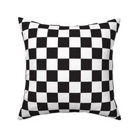 Traditional Black and White Checkerboard With 1.5 Inch Squares