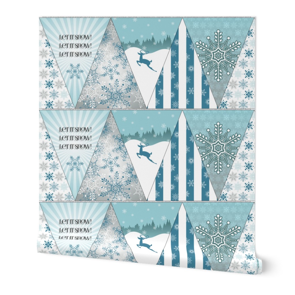 A Beautiful Day for a Snowball Fight - Bunting