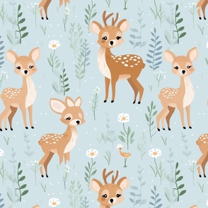 Cute Baby Deer, Woodland Animals