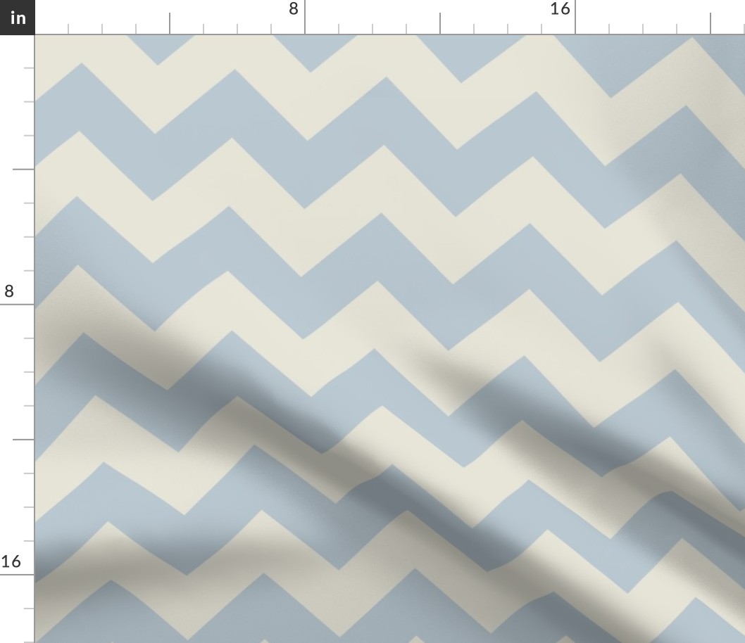 Geometric Chevrons Pale Blue