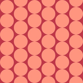 MCM Dots - Pink and Crimson