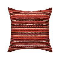 Smaller Island Girl Tribal Stripes Coral Brown Sand