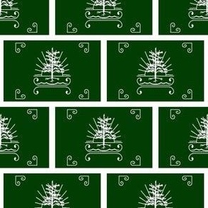 Pennacook Double Curve & Pine Tree Flag Design