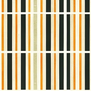 Colorful stripes art deco style yellow and orange