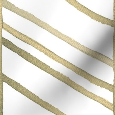 Large warm gold herringbone / chevron / white