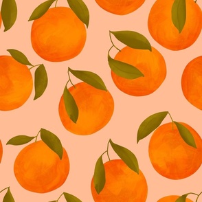 Oranges on Peach Fuzz