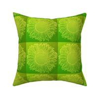 Peridot Green Sunflower