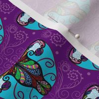 Colorful Uterus - purple x small