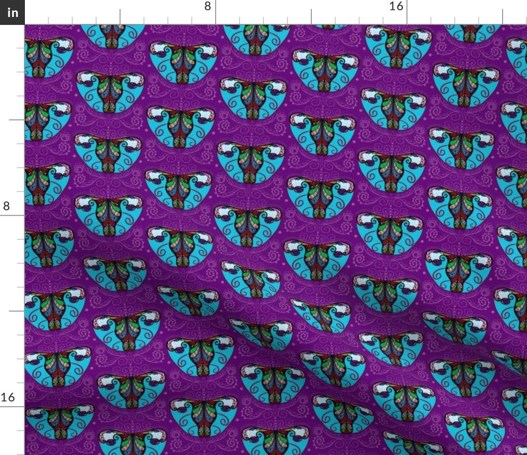 Colorful Uterus - purple x small