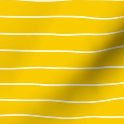 White Stripes On Yellow - Medium