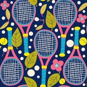 Game, Set, Match: Whimsical Court Play Fabric