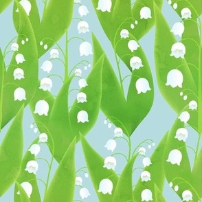 Lily of the Valley Floral Pattern