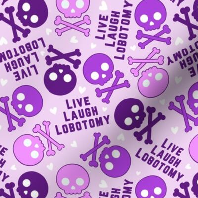 Medium - Live Laugh Lobotomy - Pastel Purple