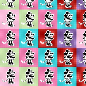 Classic Minnie 4x4 Sticker Patchwork Panels