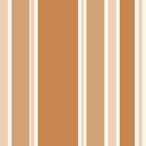 Orange Vertical Stripes-Large scale 