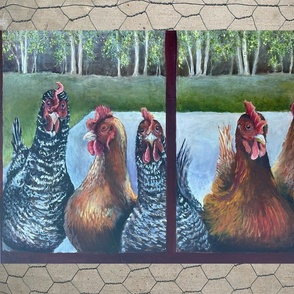 Fat Quarter Chickens