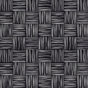 Geometric Stripes - Black & White