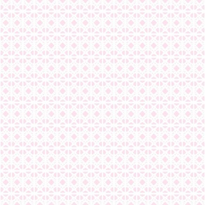Pink Boho Macrame Lace Geometric in Light Pink and White - Medium - Baby Girl Nursery, Pastel Boho, Pastel Easter