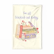 All Booked Out — Bookworm Tea Towel