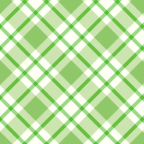 Light green diagonal check pattern